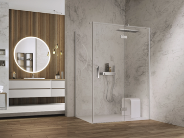 STYLÉ - Rectangular crystal shower cabin by Gruppo Geromin - view 2